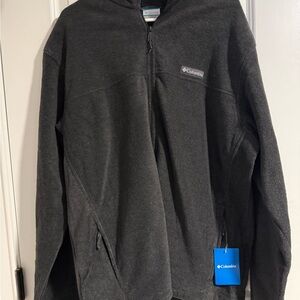 Columbia Black Full-Zip Fleece Jacket